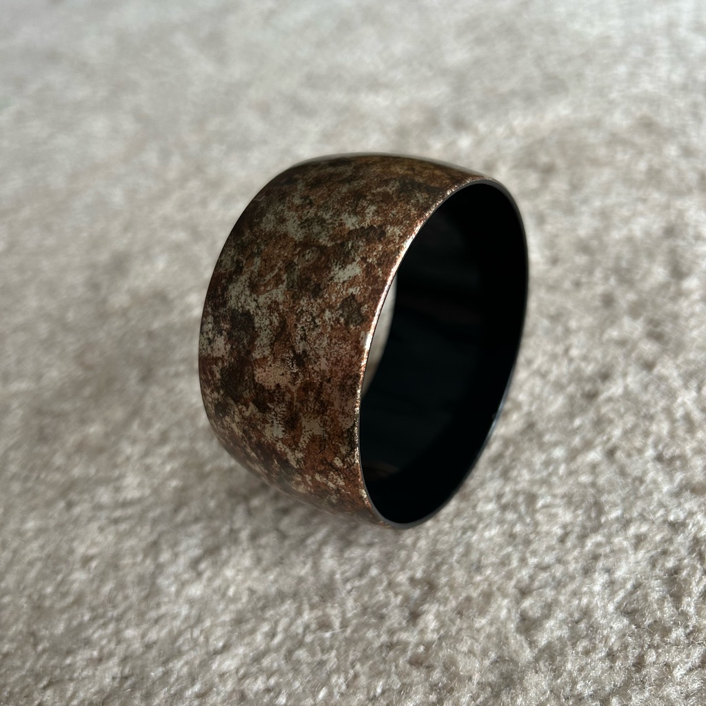 Premier - Rustic Brown Gold Colored Womens Fashion Jewelry Bangle Bracelet 8$